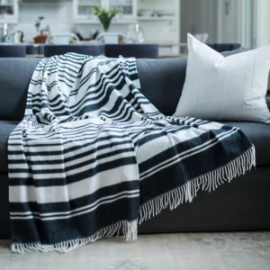 My Africa Xhosa Stripe Throw Black/Natural