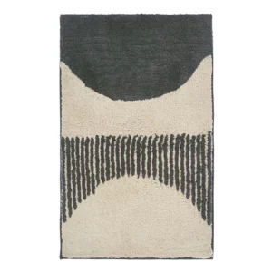 Linen House Cue Charcoal Bath Mat