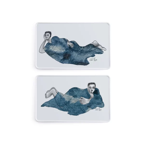 Carrol Boyes Platter Rectangle Set Of 2 Indigo Girls Carrol Boyes Platter Rectangle Set Of 2 Indigo Girls