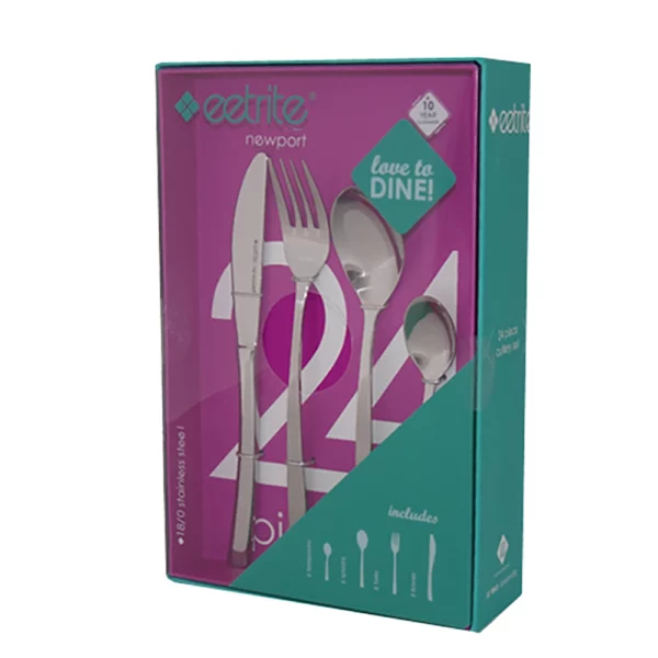 Eetrite Newport Cutlery Set – 24 Piece Eetrite Newport Cutlery Set – 24 Piece