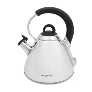 Snappy Chef 2.2litre Silver Whistling Kettle