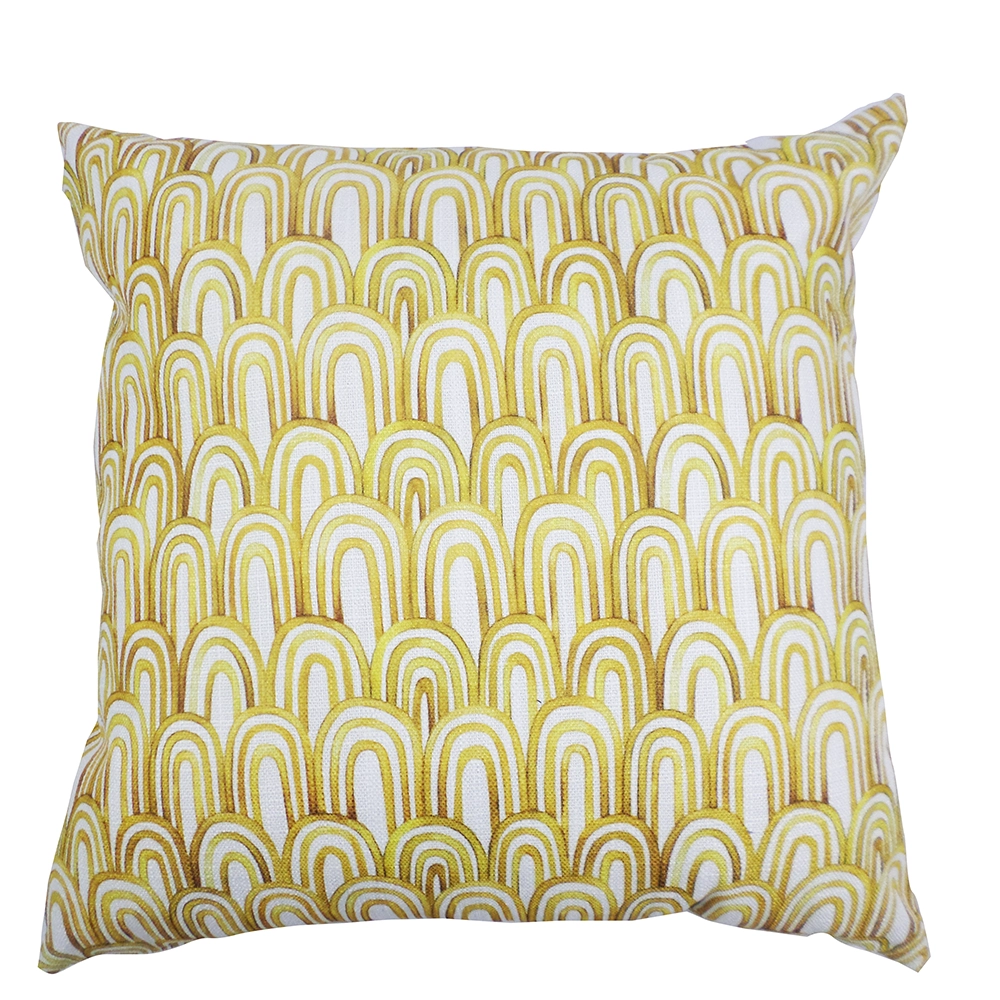 Maidenhair Fern Ochre Scatter Cushion - Friedman & Cohen