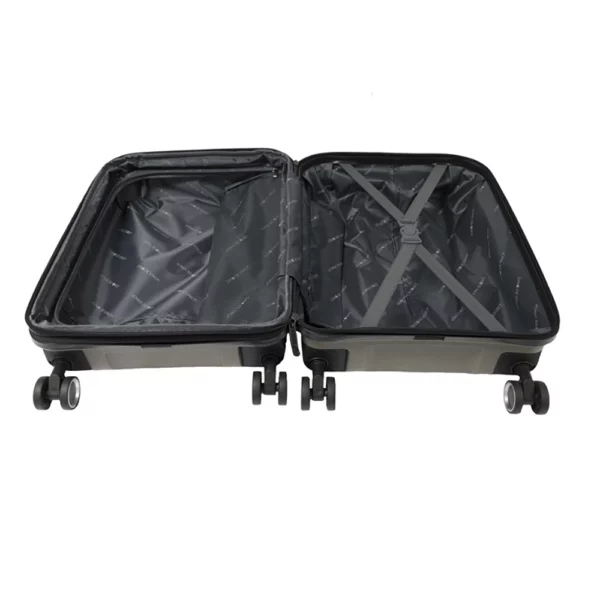 Gino De Vinci Forte Expandable 50cm Small Roller Case – Coffee Brown