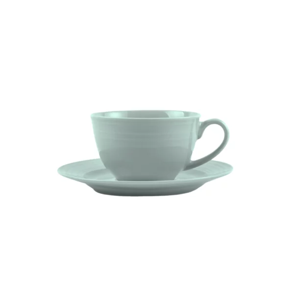 Jenna Clifford – Embossed Lines Cup & Saucer Mermaid Mist Jenna Clifford – Embossed Lines Cup & Saucer Mermaid Mist