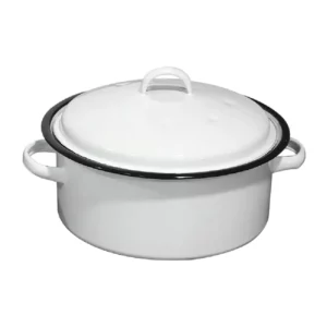 Lk's Round Casserole (Small-white-3.0L)