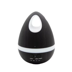 Crystal Aire Dark Wooden Egg Essential Oil Aroma Diffuser WT-002L