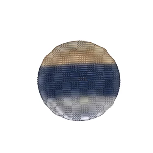 Eetrite Gold and Blue Charger Plate 24cm