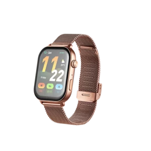 Volkano Trinity series Smartwatch with Metal Mesh strap Gold