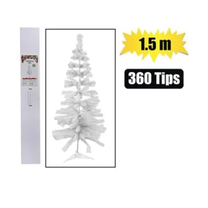 Xmas tree 1.5m white (360 tips) boxed