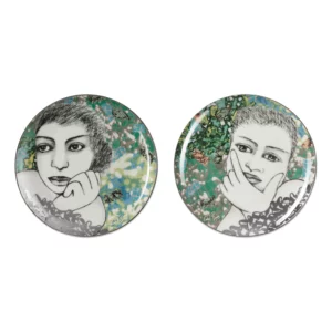 Carrol Boyes Side Plate Set of 2 Sumptuous Carrol Boyes Side Plate Set of 2 Rosy