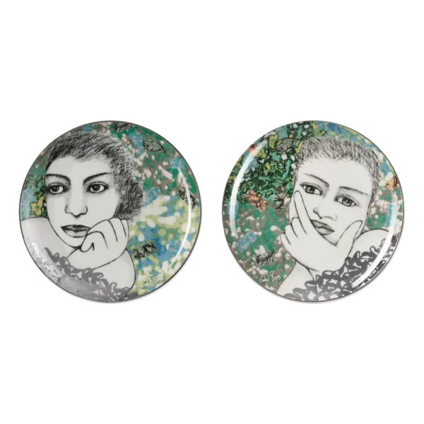 Carrol Boyes Side Plate Set of 2 Rosy Carrol Boyes Side Plate Set of 2 Rosy