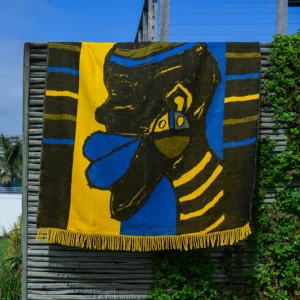 My Africa Isibusiso Sabaphansi Throw - Yellow / Old Royal