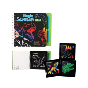 Top Model Dino World Magic-Scratch Book Dino World Mini Magic-Scratch Book