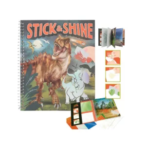Top Model Dino World Magic-Scratch Book Top Model Dino World Colouring Book Stick & Shine