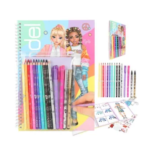 Top Model Colouring Book With Pen Set