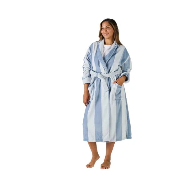 Linen House Plush Ocean City Bathrobe Linen House Plush Ocean City Bathrobe