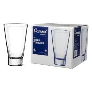 Consol Seville Hiball Tumbler, 4 Pack (400ml) Consol Seville Hiball Tumbler, 4 Pack (400ml)