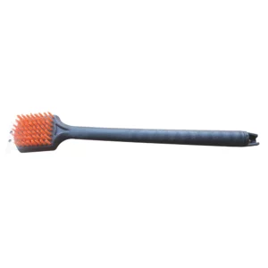 Alva Long Handle Nylon Bristle Braai Brush With Scraper
