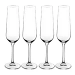 Consol Signature Vienna Stem Crystal Champagne Flute 4 Pack, (200ml) Consol Signature Vienna Stem Crystal Champagne Flute 4 Pack, (200ml)