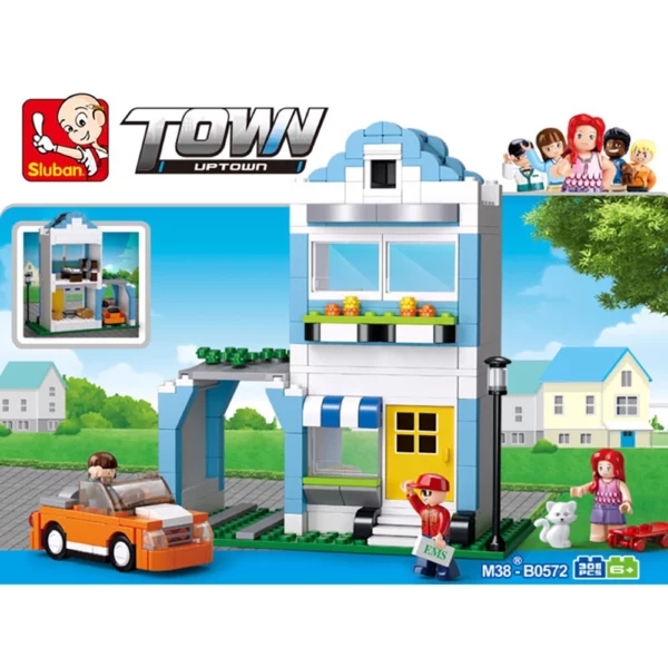 Sluban Town-Lemy & Queenies apartment (305Pcs)