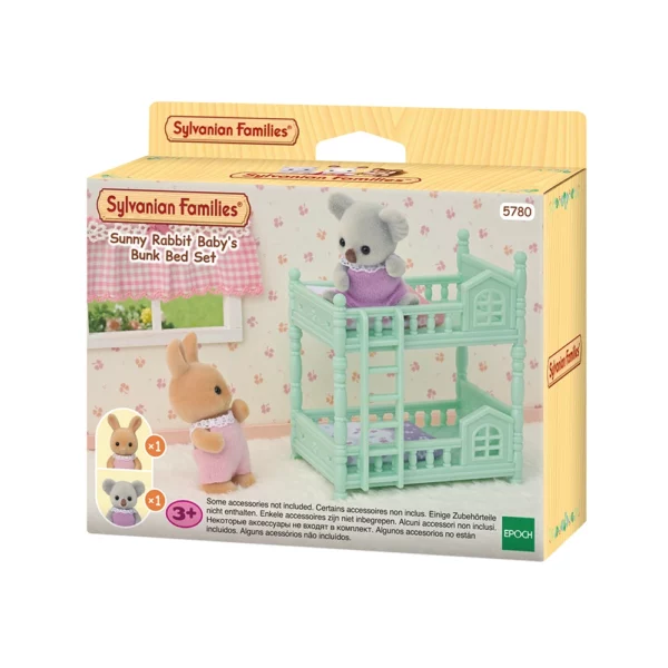 Sylvanian Families Sunny Rabbit Baby'd Bunk Bed ES