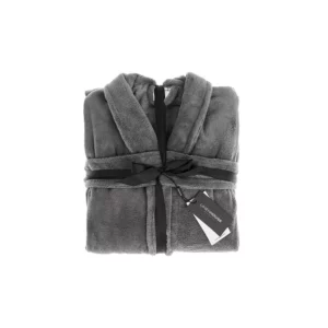 Linen House Men's Coral Fleece Bathrobe