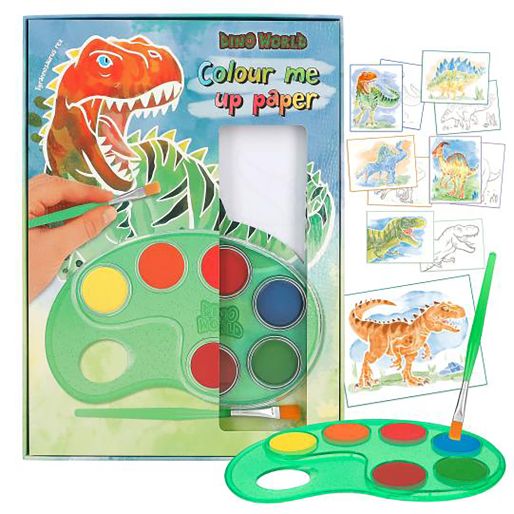 Dino World Colour Me Up Paper Dino World Colour Me Up Paper