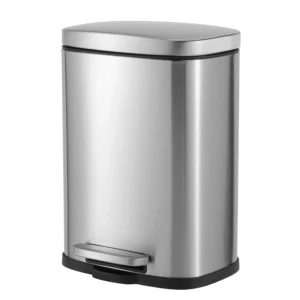 Casa 5L Rectangle Steel Pedal Bin Modena