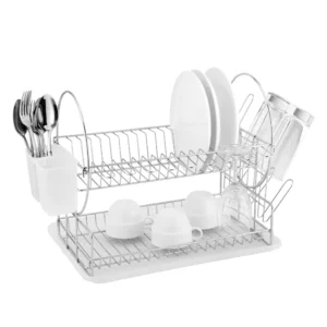 Casa Dish Drainer 2-Tier - Catania - Chrome Plated