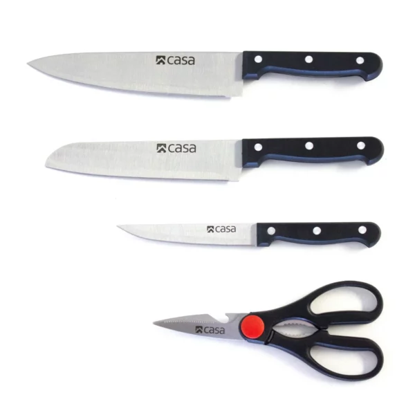 Casa 4Pc Knife and Food Shears Set - Treviso