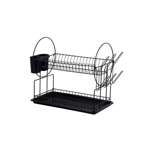 cASA Dish Drainer 2-Tier - Catania - Matt Black