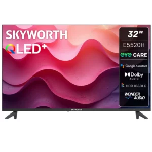 Skyworth 32inch HD QLED EYE CARE Google TV - 32E5520H