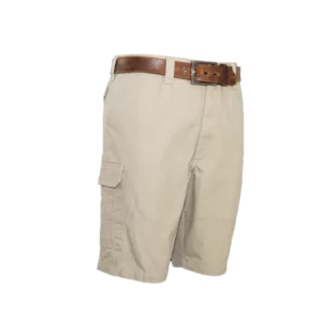 Sterling Fixed Waist Canvas Cargo Bermuda