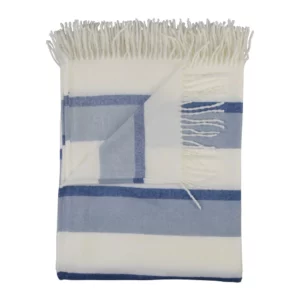 Haven & Earth Melody Underline Throw - Midnight/Overcast Sky