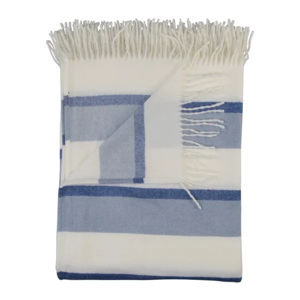 Haven & Earth Melody Underline Throw Haven & Earth Melody Underline Throw - Midnight/Overcast Sky