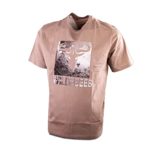 Wildebees Adventure Bike T-Shirt Wildebees Rock Punchout Logo T-Shirt