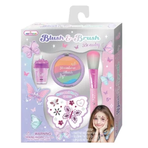 Hot Focus Blush & Brush Beauty Tie Die Butterfly