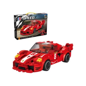 Formula Racing Car Building Blocks Red 2-in-1 Racing Car Building Blocks Red 341Pcs 2-in-1