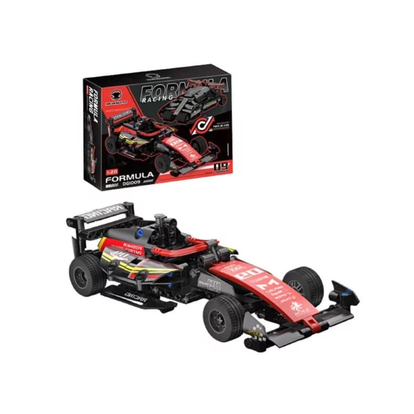 Formula Racing Car Building Blocks Red 2-in-1 Formula Racing Car Building Blocks Red 2-in-1