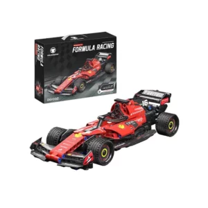 Formula Racing Car Building Blocks Red