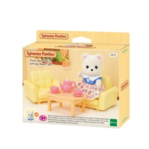 Sylvanian Families Polar Bear Girls Sitting Room Set ES