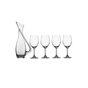 Eetrite Decanter & Wine Set of 4 Eetrite Decanter & Wine Set of 4