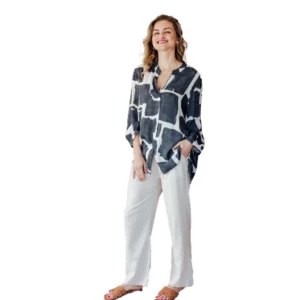 Slick River Mandarin Shirt