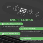 MeacoDryArete2-20LSA Arete Two 20lt Dehumidifier/ Air Purifier Wi-Fi MeacoDryArete2-20LSA Arete Two 20lt Dehumidifier/ Air Purifier Wi-Fi