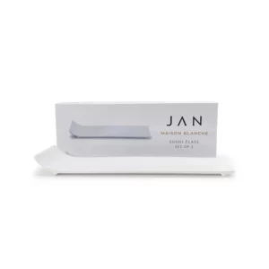 JAN Maison Blanche Sushi Plate Set of 2