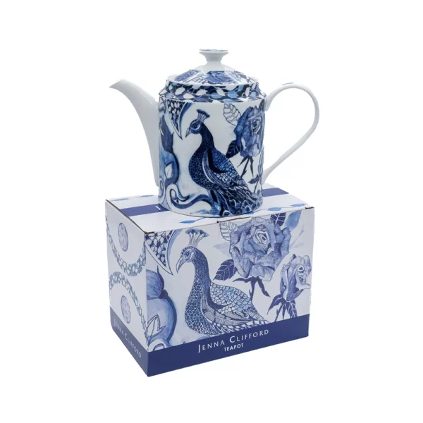 Jenna Clifford Peacock Sapphire Garden Teapot Jenna Clifford Peacock Sapphire Garden Teapot