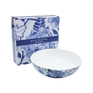 Jenna Clifford Peacock Sapphire Garden Salad Bowl Jenna Clifford Peacock Sapphire Garden Salad Bowl