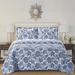 Simon Baker Paris Bedspread - Denim