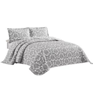 Simon Baker Zurich Bedspread - Grey