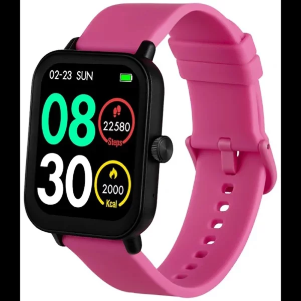 Volkano Chroma Series Smartwatch with Pink Strap